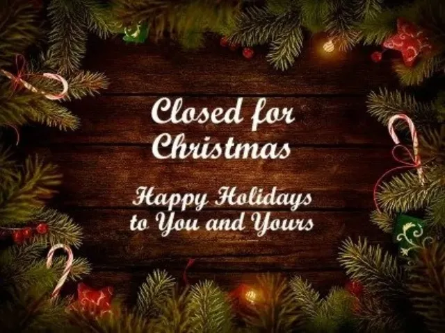 Image We're Closed for Christmas Eve