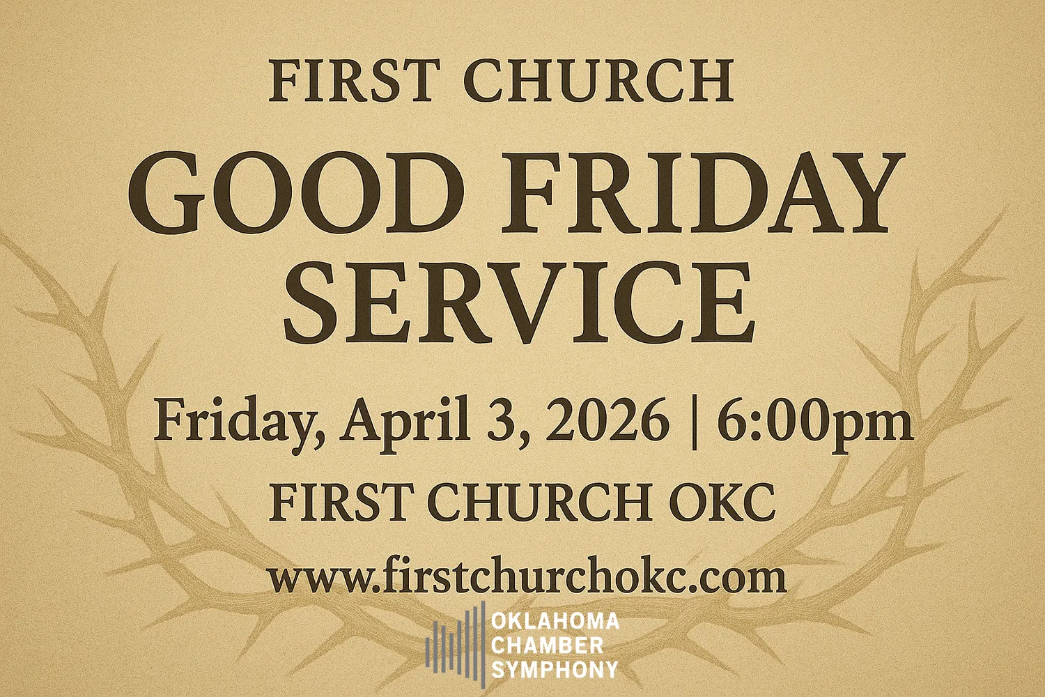 First Church Good Friday Service
