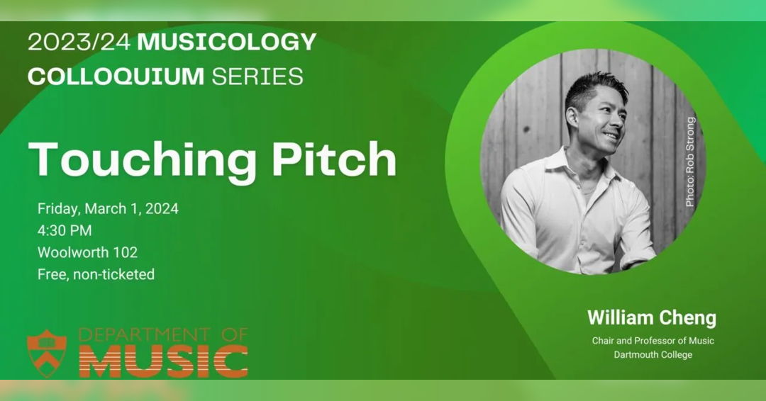 Image Musicology Colloquium: William Cheng