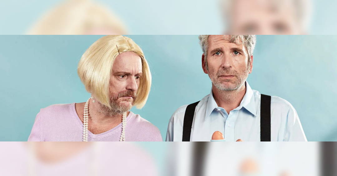 Image Stermann and Grissemann read Loriot's "The Egg is Hard"