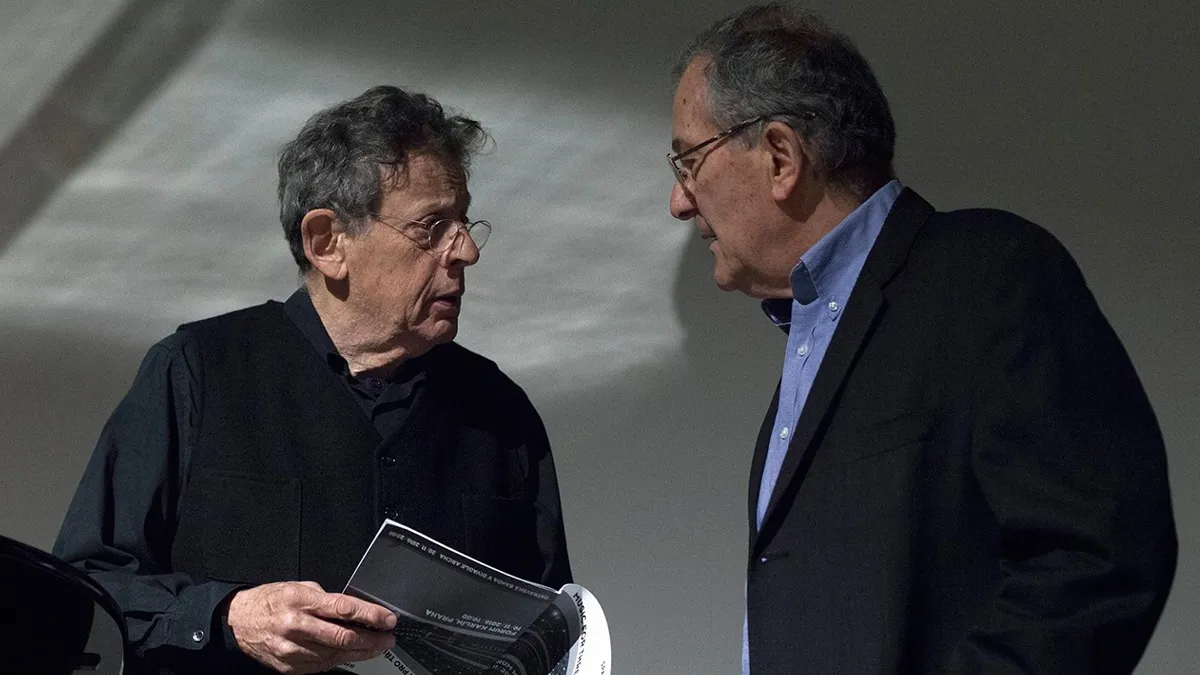 Image Petr Kotík and Philip Glass: 50 Years in New York City