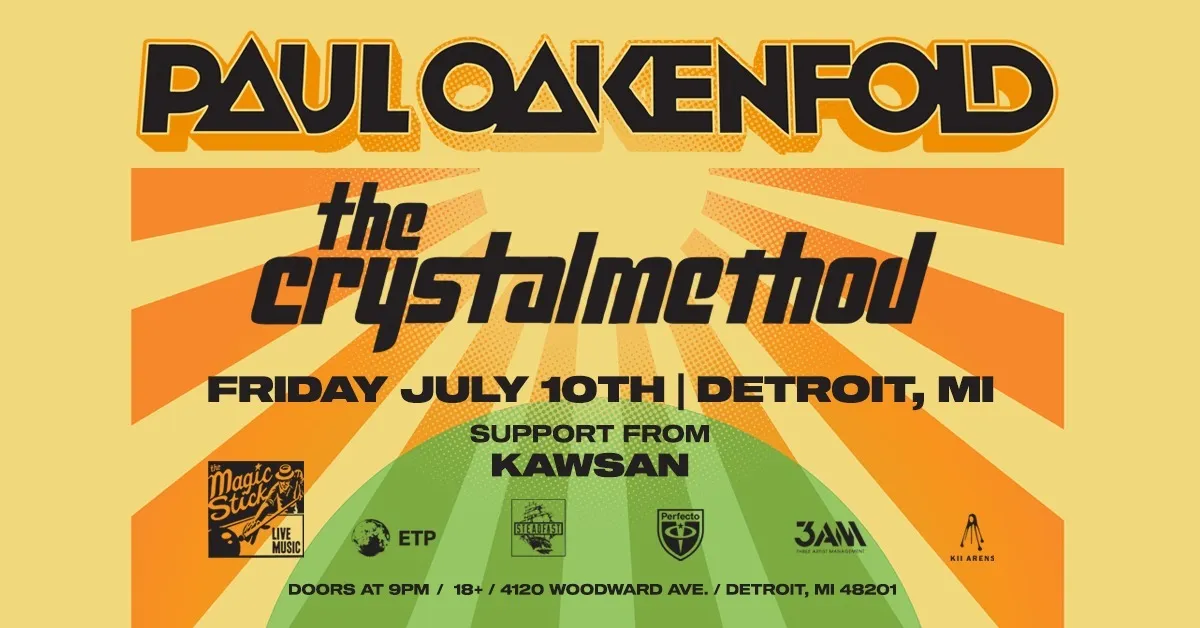 Image Paul Oakenfold The Crystal Method