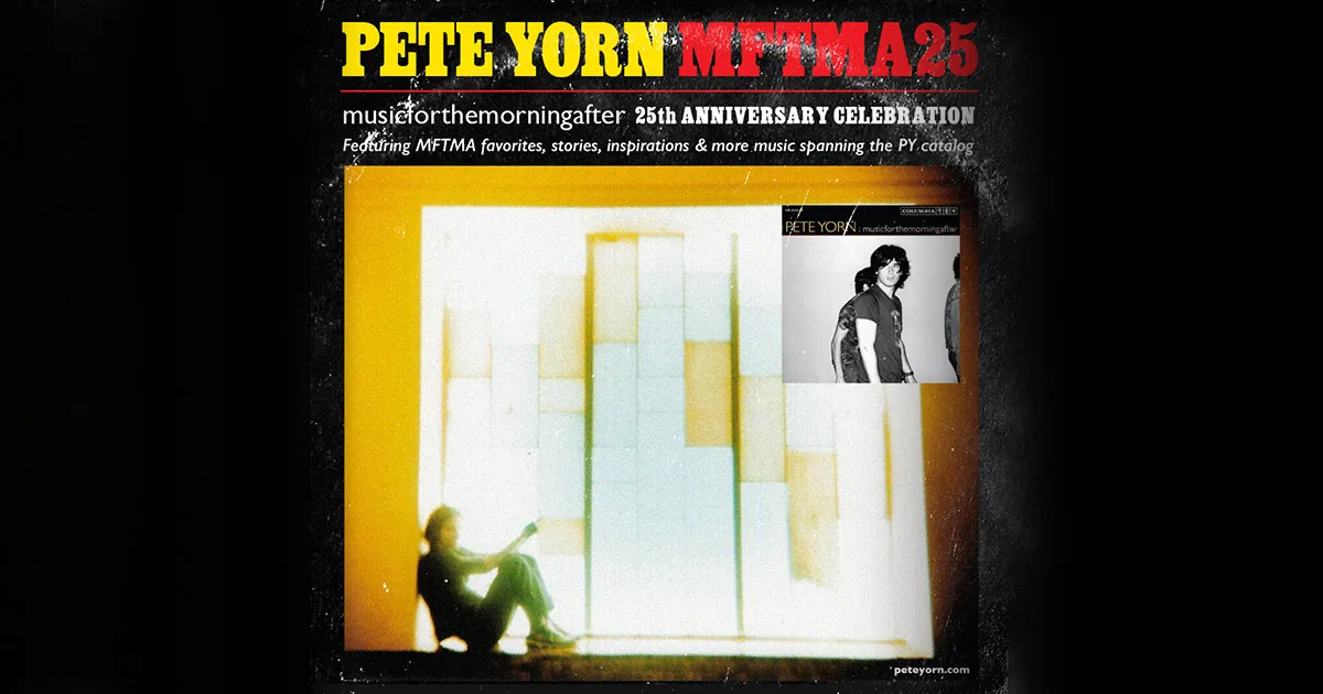 Image Pete Yorn Solo Acoustic: 25th Anniversary of musicforthemorningafter