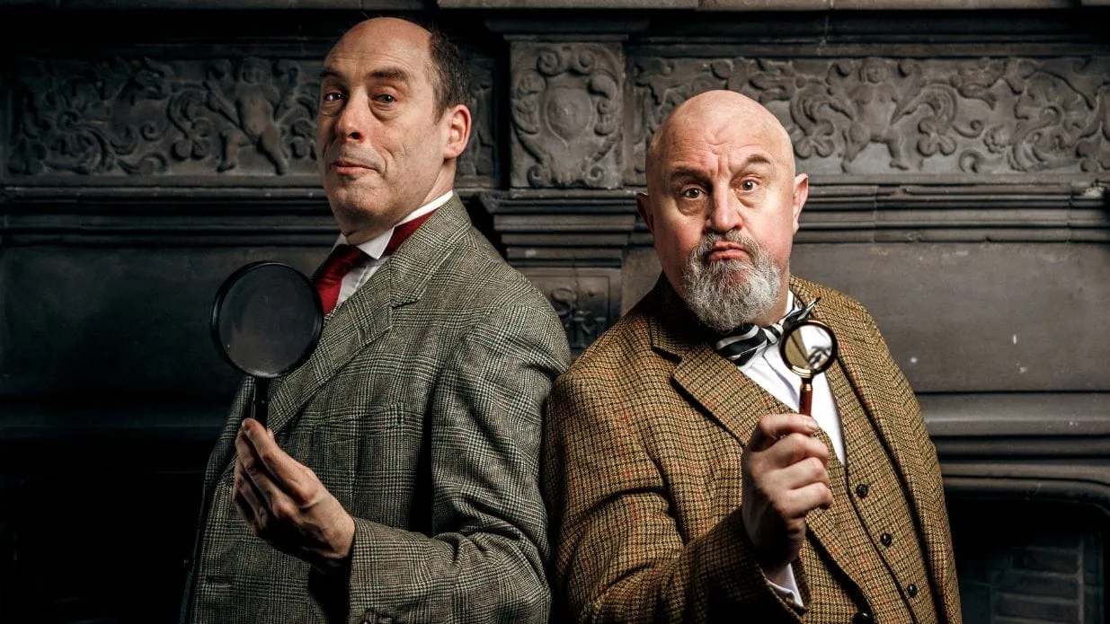 Image Holmes and Watson and The Curious Case of the Masked Magician