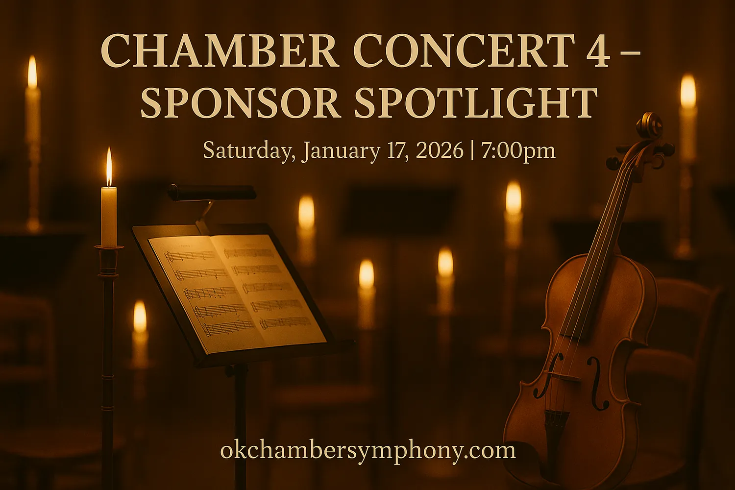 Chamber Concert 4 - Sponsor Spotlight