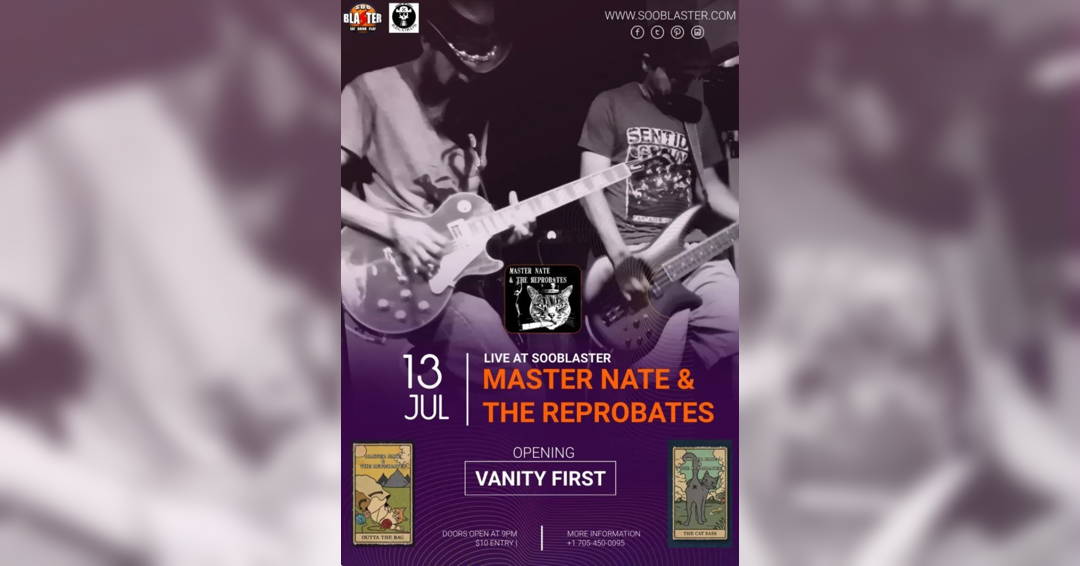 Image Master Nate & The Reprobates with Vanity First