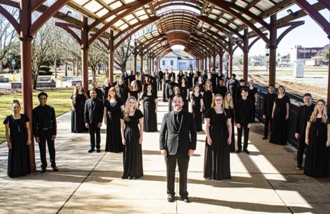 Image Fall Choral Concert featuring Concert Choir with University Singers