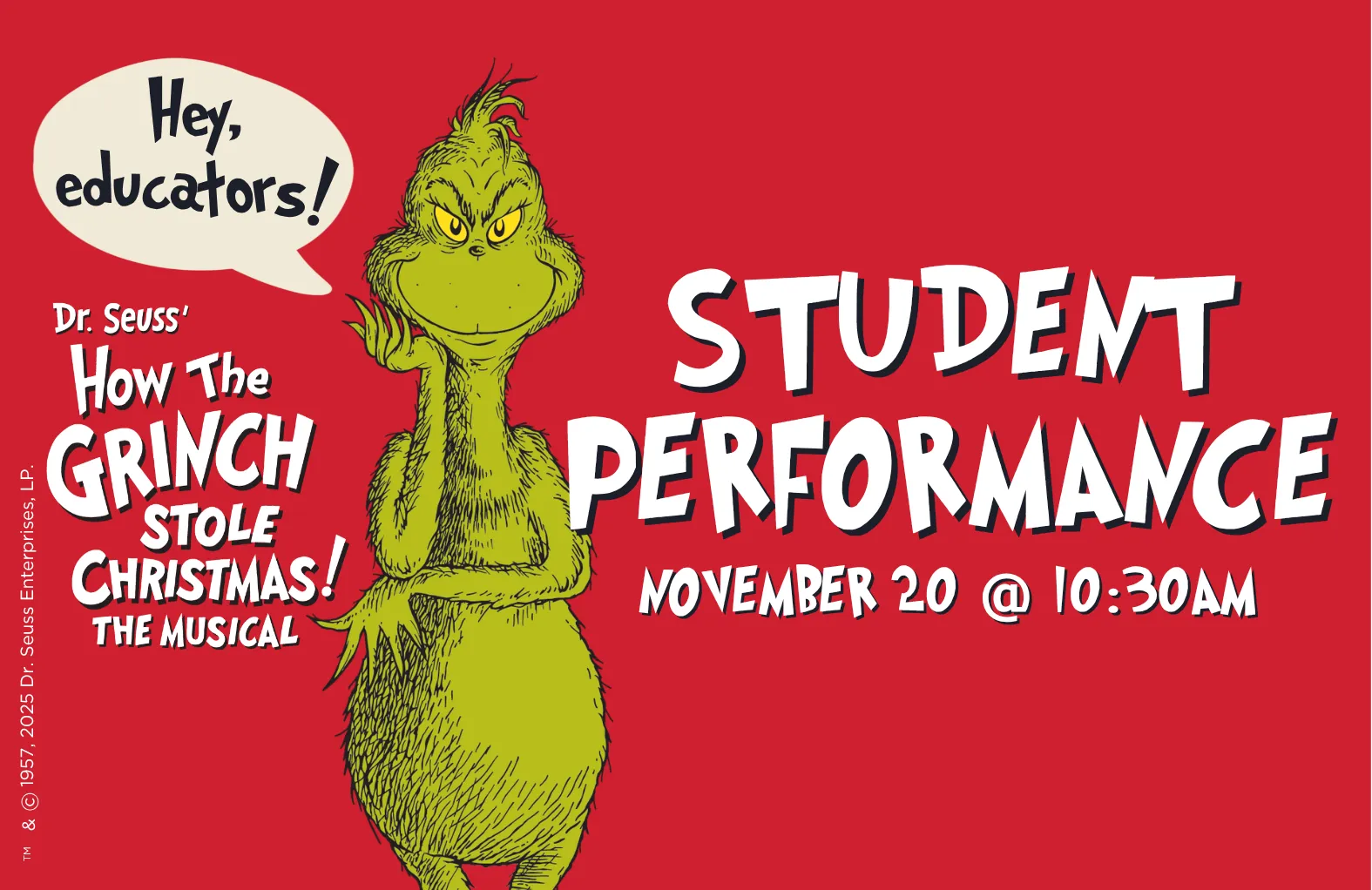 Image Student Performance: Dr. Seuss’ How the Grinch Stole Christmas! The Musical
