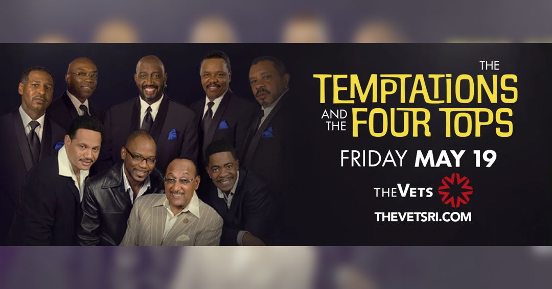 Image AT THE VETS: The Temptations and The Four Tops