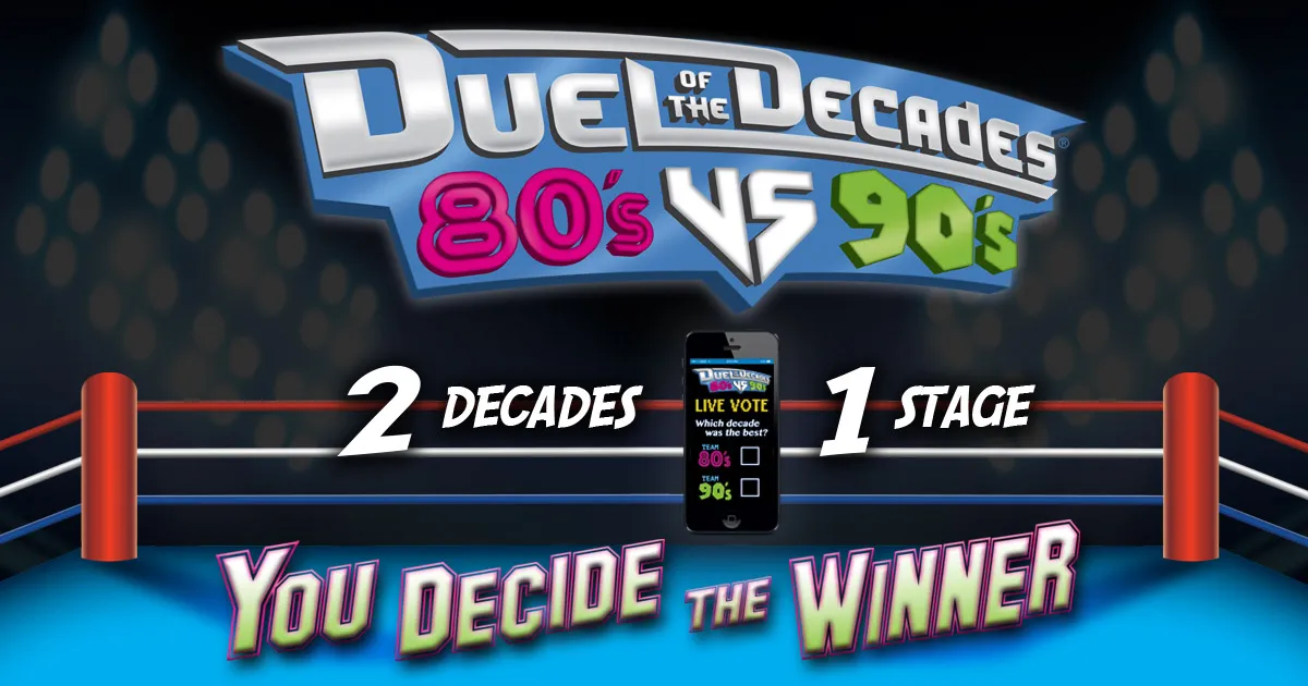 Image Duel of the Decades 80’s vs 90’s