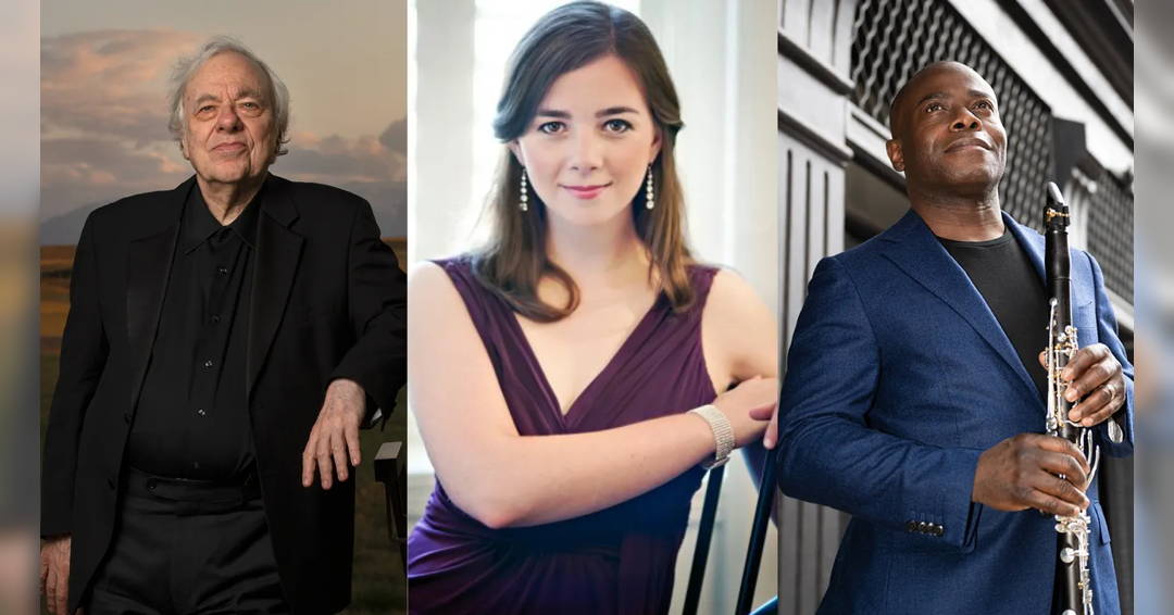 Richard Goode, Piano Sarah Shafer, Soprano Anthony Mcgill, Clarinet