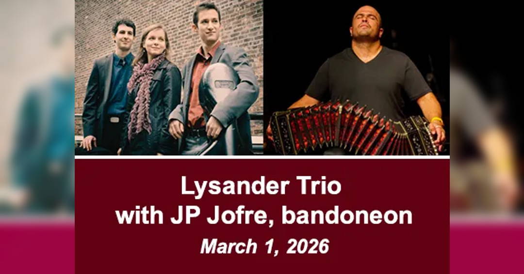 Lysander Trio with JP Jofre