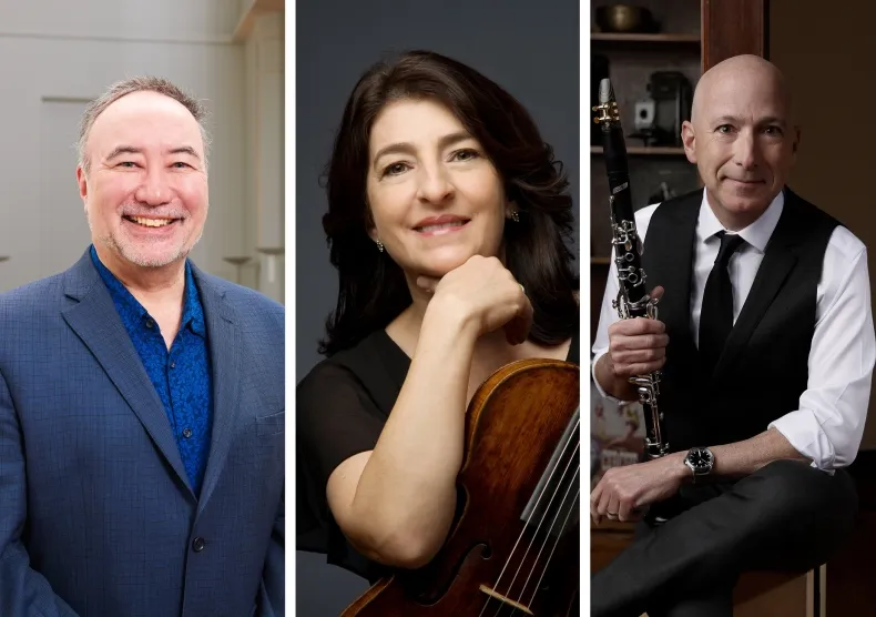 Image Jon Kimura Parker, Aloysia Friedmann & Richie Hawley