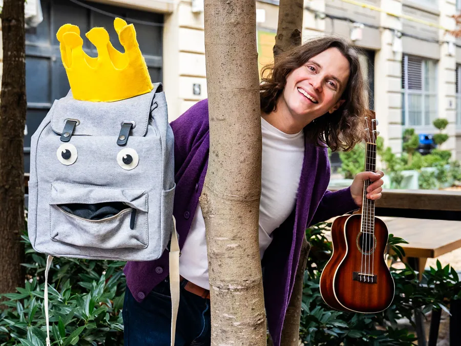 Image Princess Backpack and Benjamin