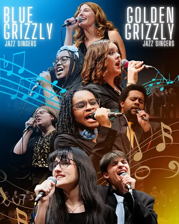 Image Golden Grizzly and Blue Grizzly Jazz Singers Concert