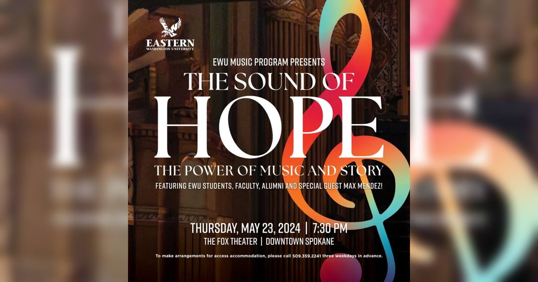 Image ‘The Sound of Hope’ – EWU Music Students, Faculty & Alums in Concert!