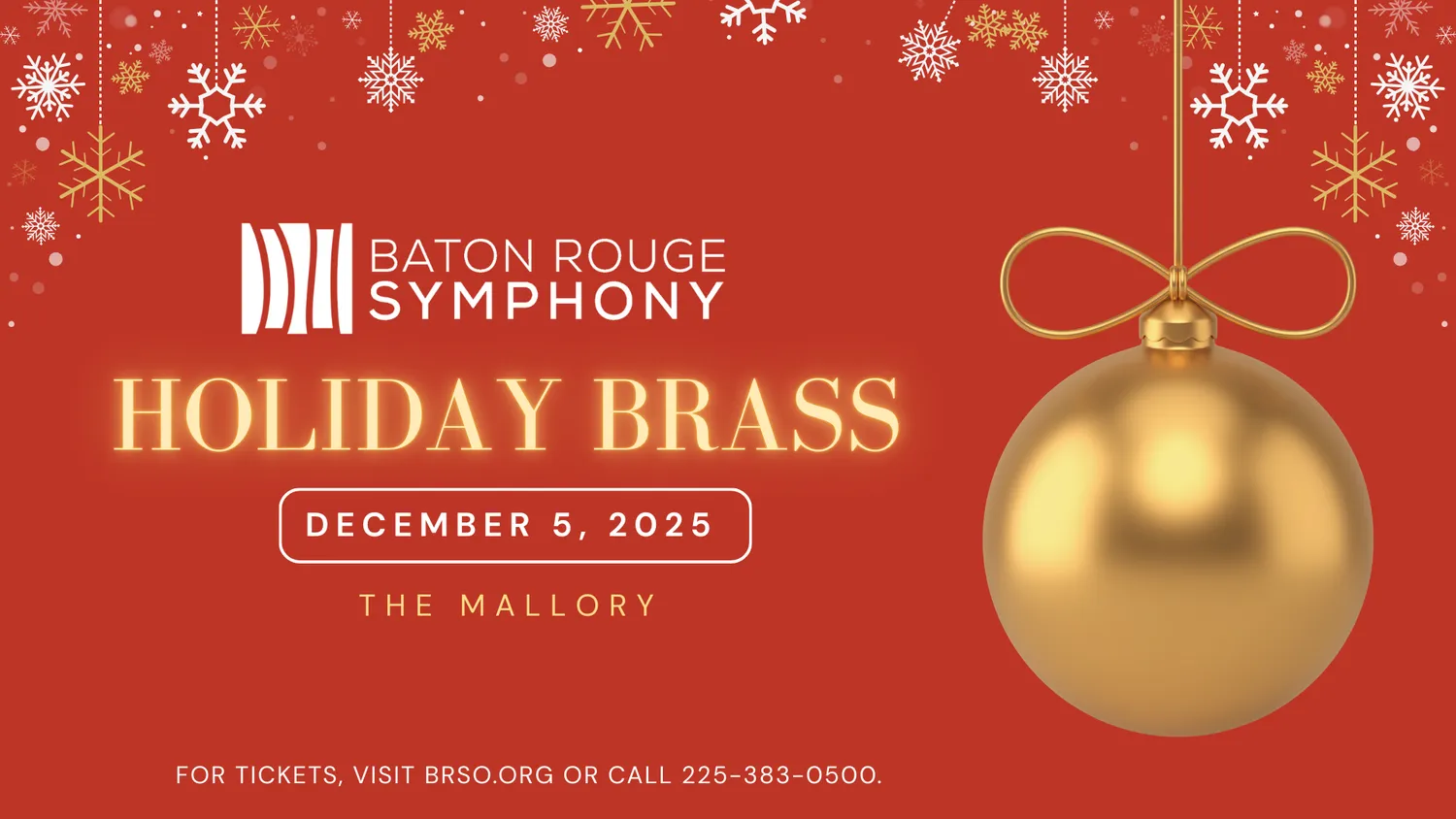 Holiday Brass at The Mallory 2025