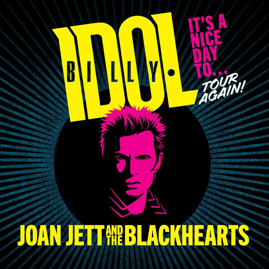 Image Billy Idol with Joan Jett and The Blackhearts
