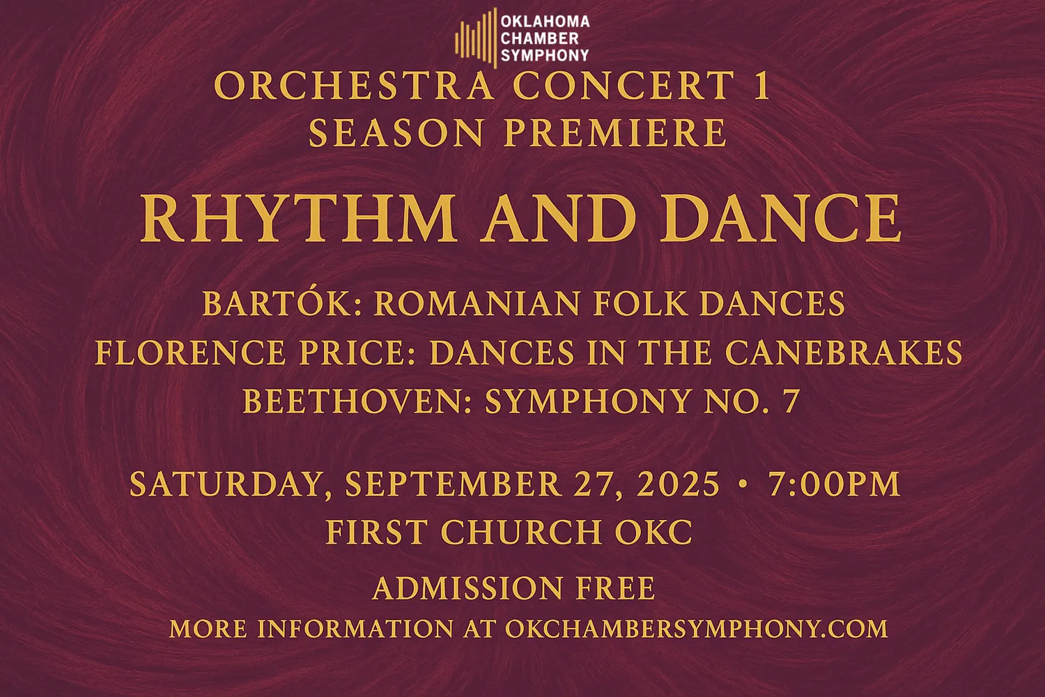Orchestra Concert 1 - Season Premiere · Rhythm & Dance