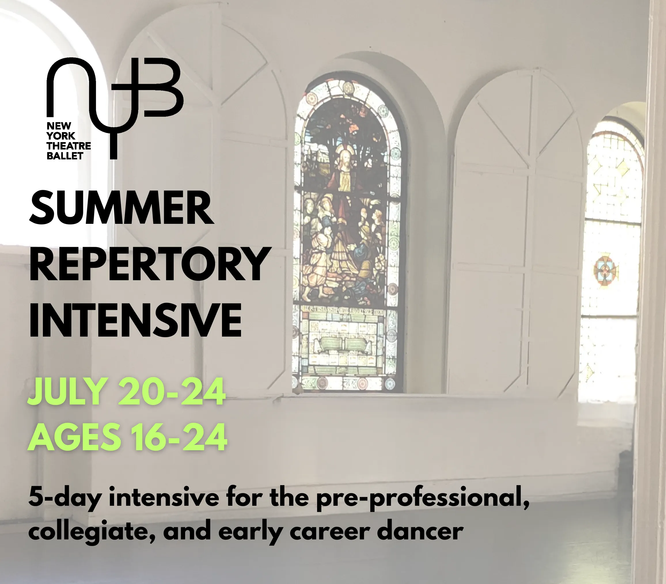 Image NYTB Summer Repertory Intensive