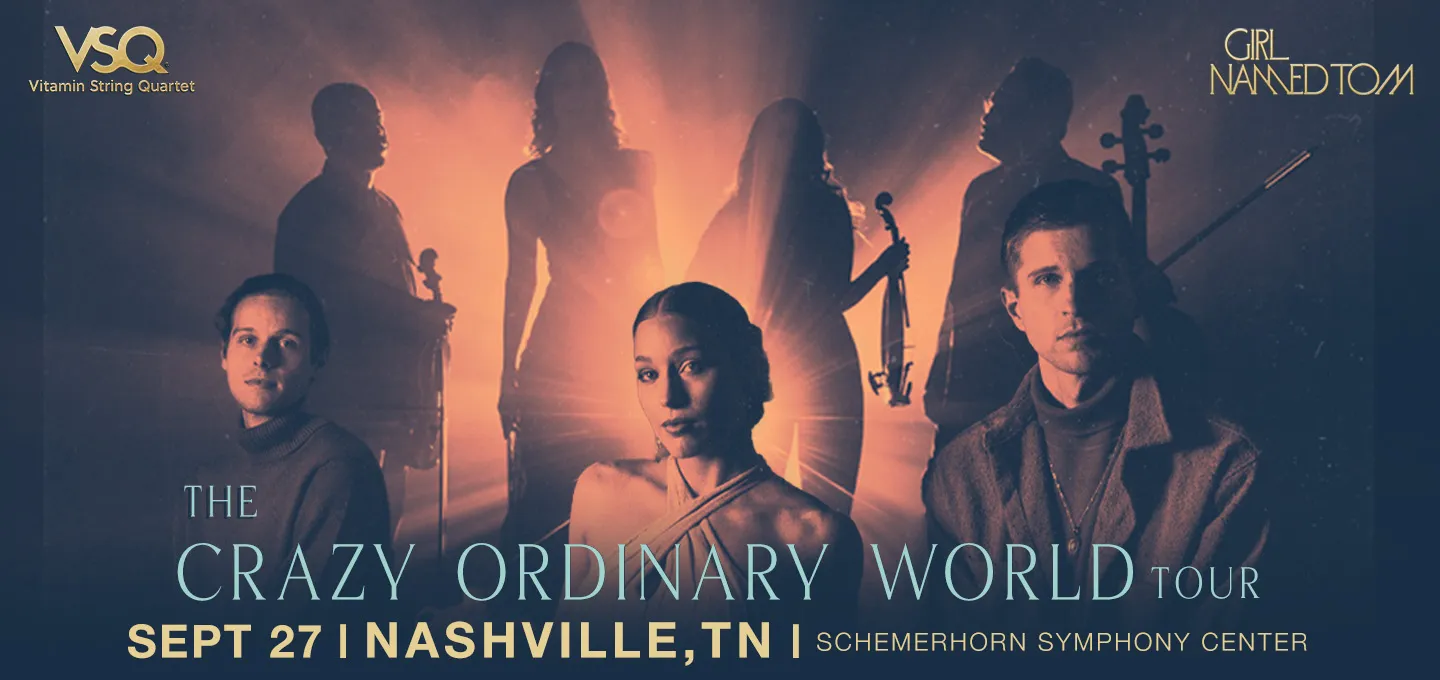 Image Vitamin String Quartet & Girl Named Tom: THE CRAZY ORDINARY WORLD TOUR