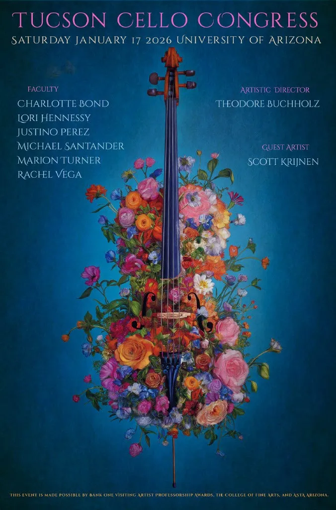 Image Tucson Cello Congress Young Artist Competition Concert featuring Scott Krijnen