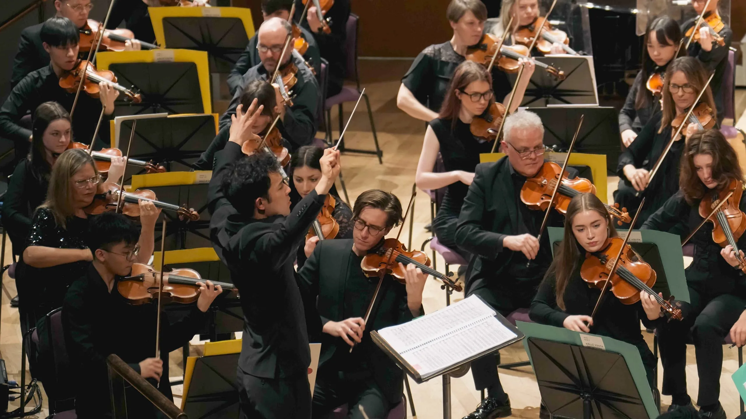 Image Side-By-Side: The Hallé and Hallé Youth Orchestra