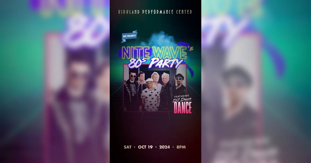 Image Nite Wave’s 80’s Party! Featuring: Nite Wave (80’s New Wave) w/ DJ Dance Dance