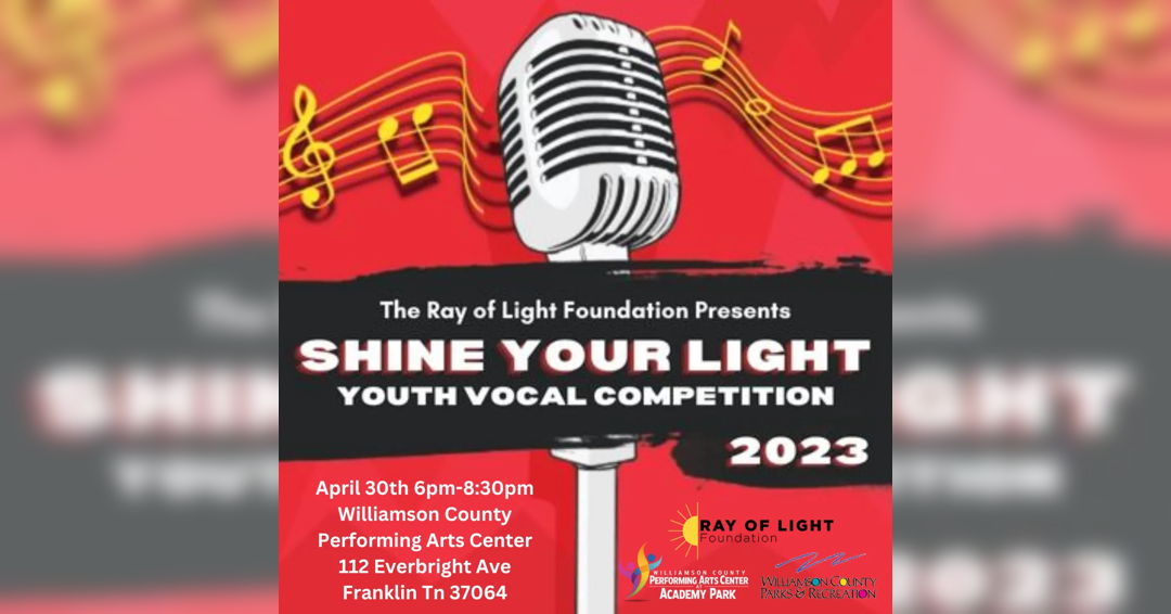 Image Shine Your Light Youth Vocal Competition 2023