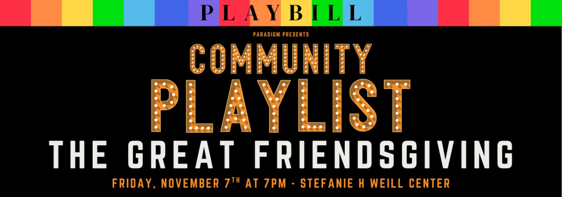 Community Playlist - The Great Friendsgiving