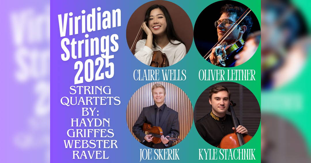 Viridian Strings Presents: Reflections and Innovations – A String Quartet Exploration