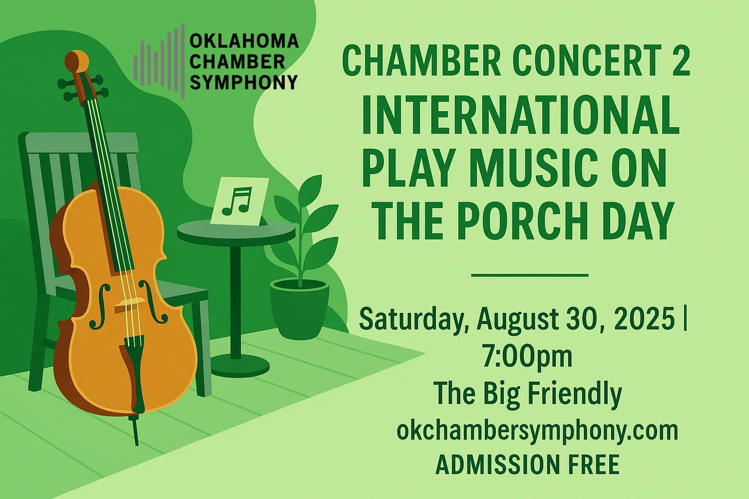 Chamber Concert 2 - International Play Music on the Porch Day