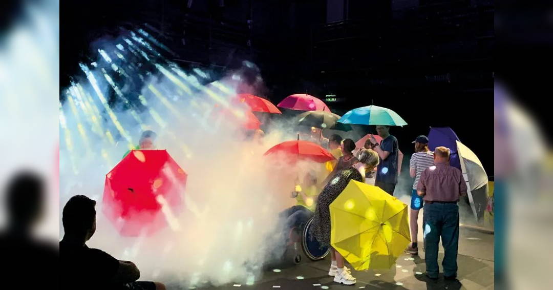 Image Inclusion project »Culture for ALL« »A Bear is Flying«, 1st performance