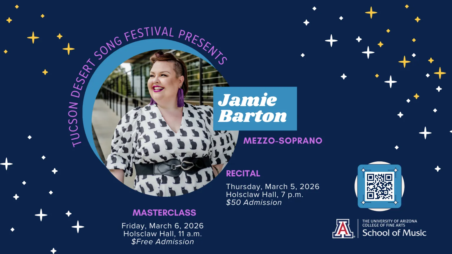 Image Tucson Desert Song Festival Presents: Jamie Barton, mezzo-soprano with pianist Kathleen Kelly