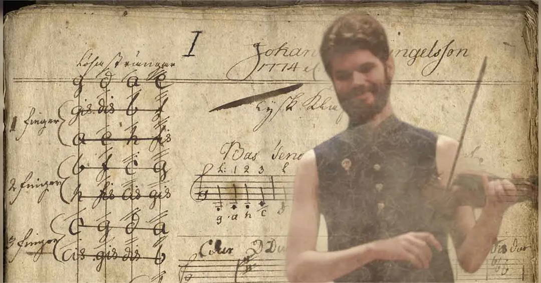 Image "Music and play in bloody seriousness", Olof Bergström - violin