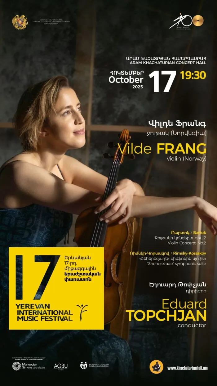 Image Vilde Frang with ANPO