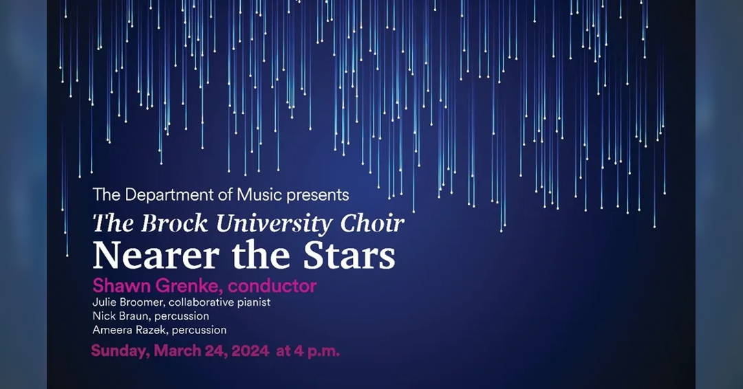Image Brock University Choir - Nearer the Stars