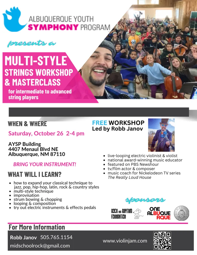 Image Multi-Style Strings Workshop & Masterclass