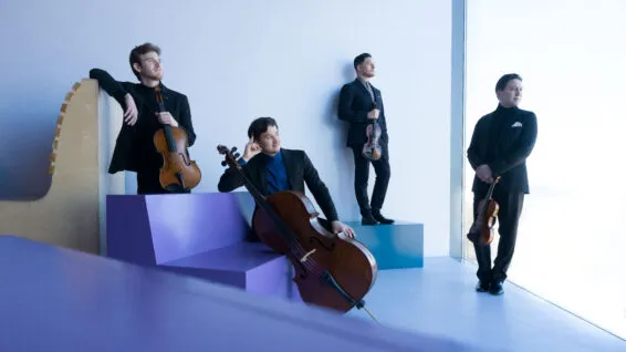 Image Schumann Quartet and Martin Roscoe