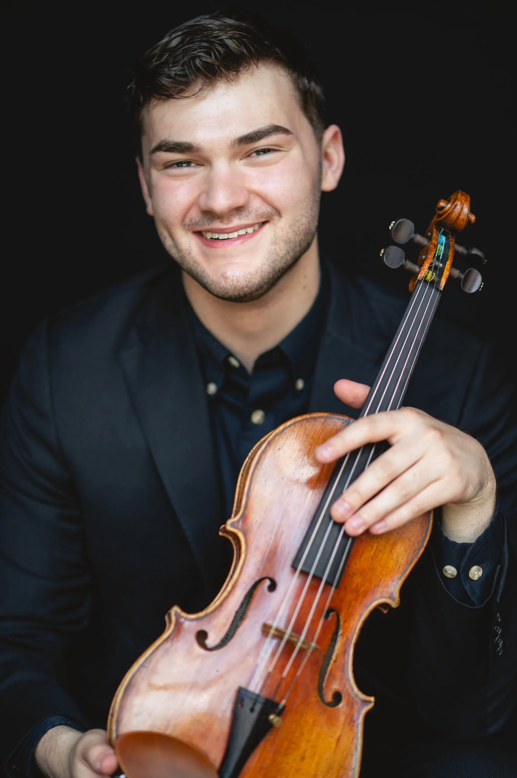 Image Nathan Meltzer, violin with pianist Wynona Wang