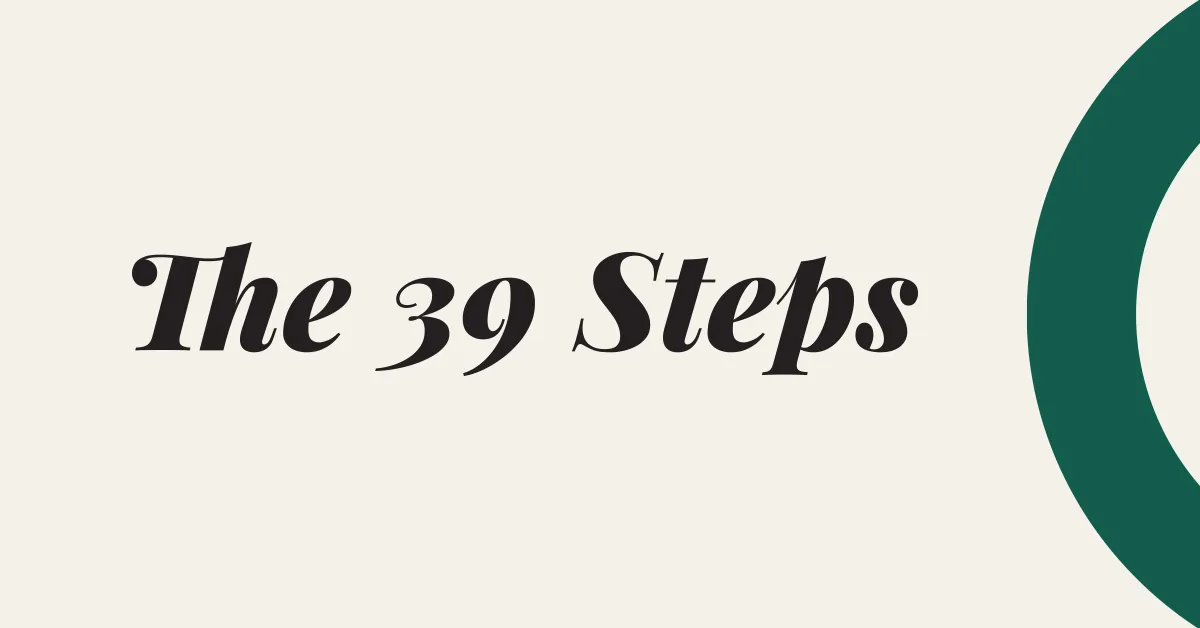 Image The 39 Steps