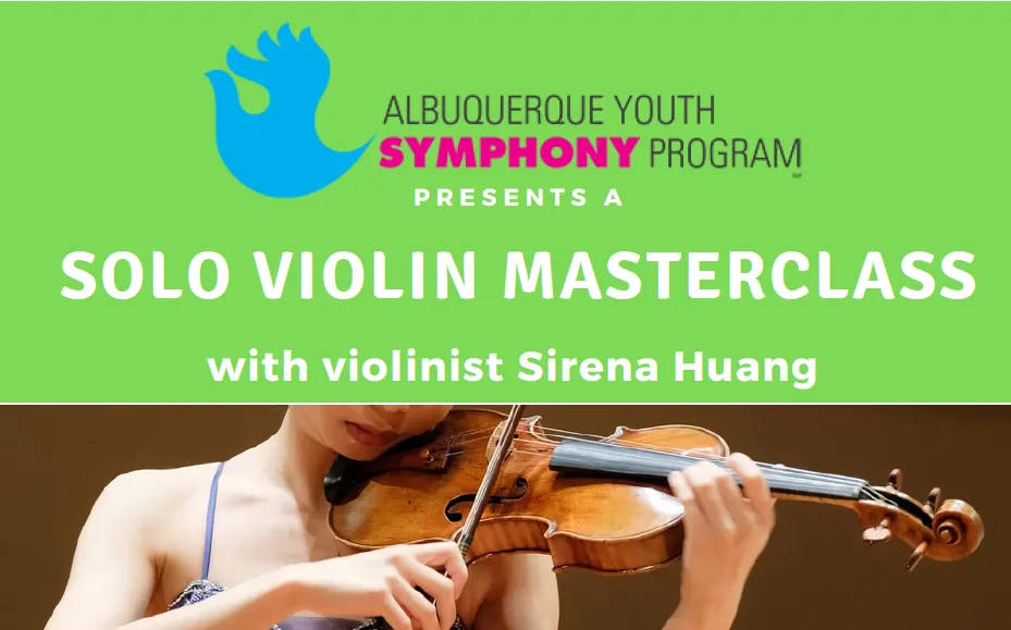Image Solo Violin Masterclass with violinist Sirena Huang
