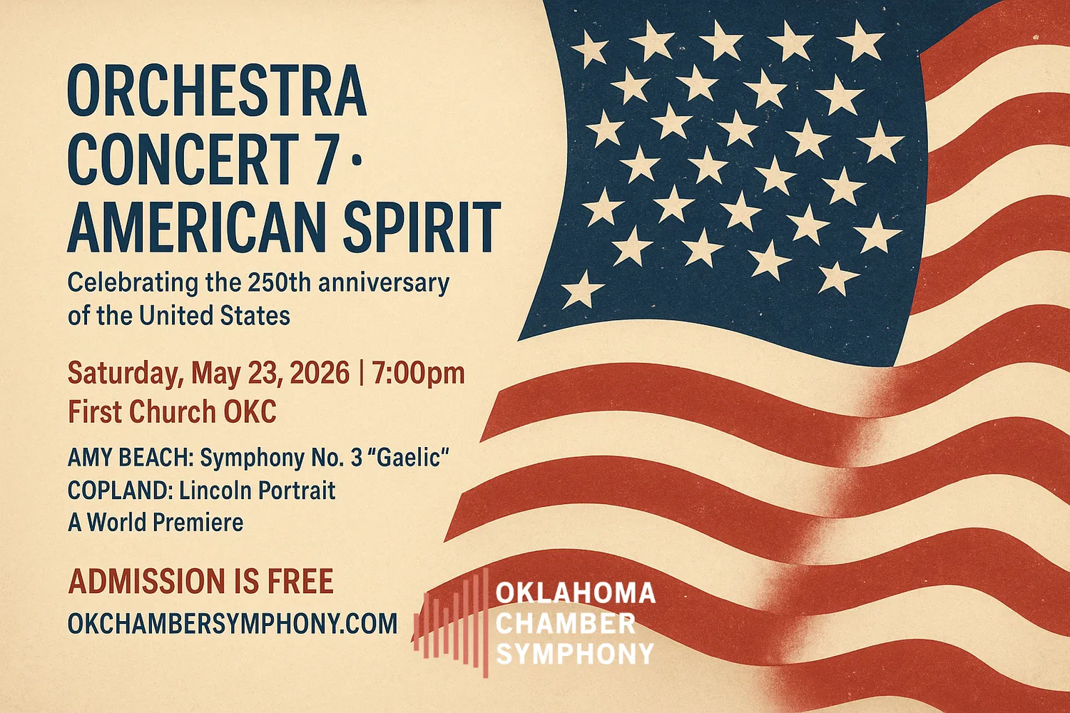 Orchestra Concert 7 - Season Finale · American Spirit
