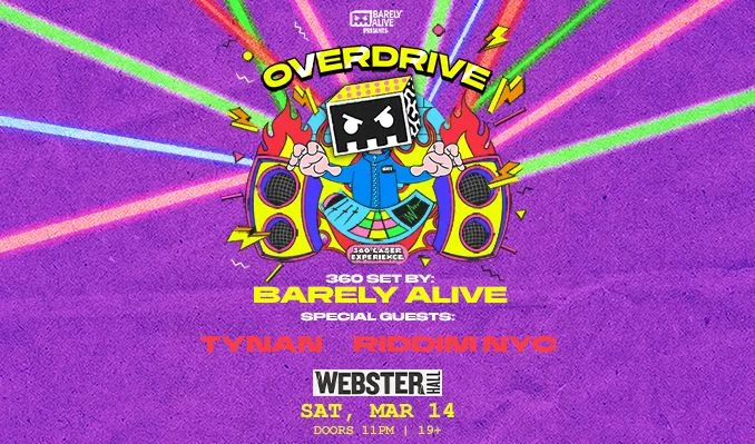 Image BARELY ALIVE Tynan, Riddim NYC