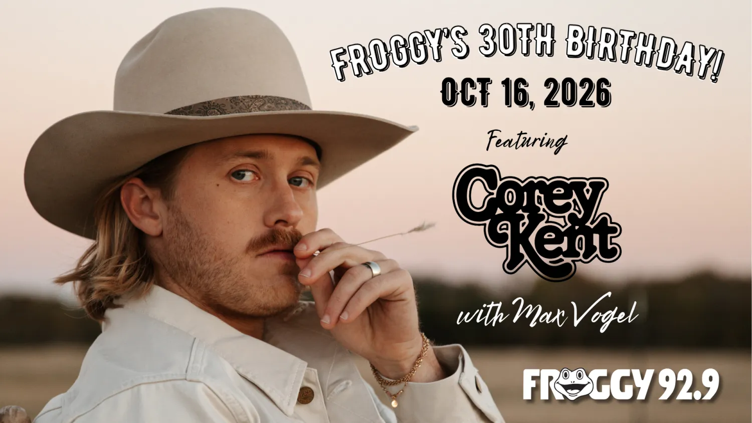 Image Froggy’s 30th Birthday featuring Corey Kent with Max Vogel