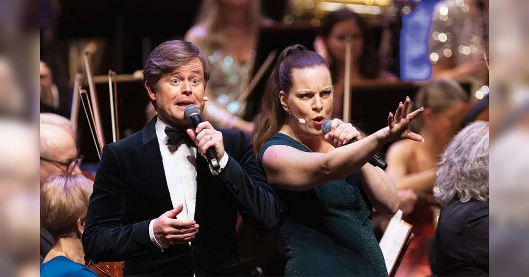 New Year's concert Lise Baastrup and Caspar Phillipson