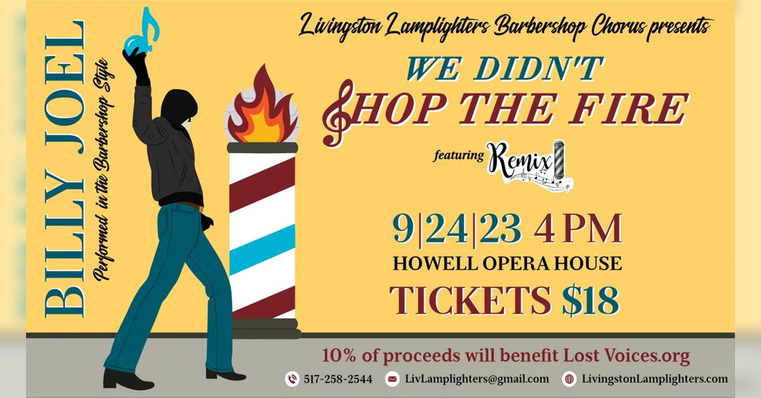 Image We Didn't Shop the Fire - Billy Joel Performed in the Barbershop Style