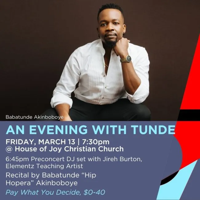 An Evening with Tunde