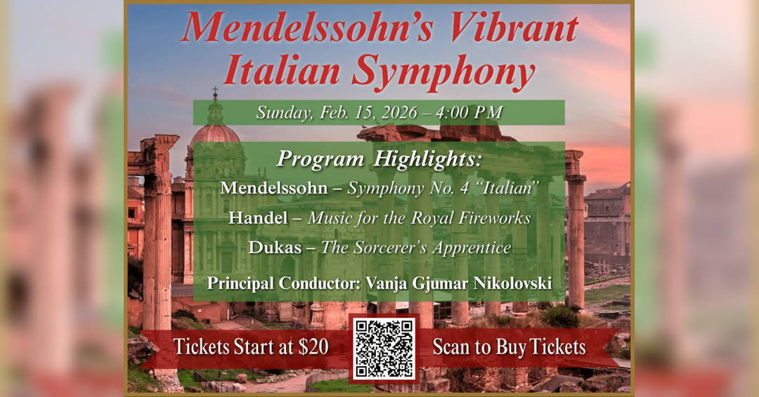 Mendelssohn's Vibrant Italian Symphony