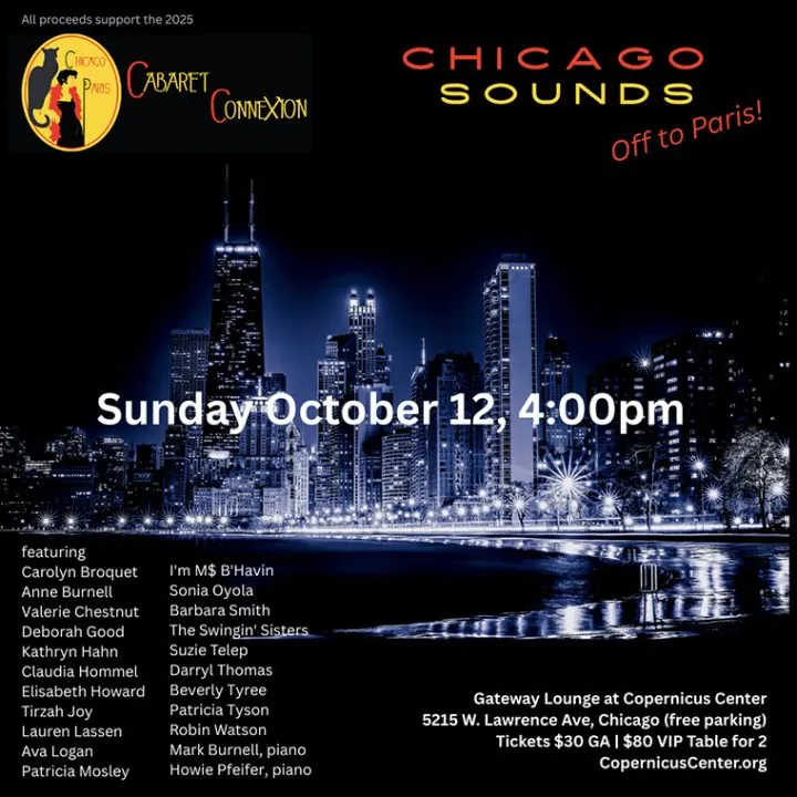 Image Chicago Sounds – Off to Paris! in the Gateway Lounge